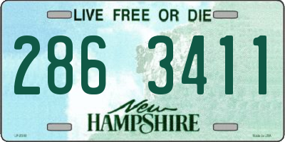 NH license plate 2863411