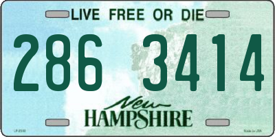 NH license plate 2863414