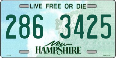 NH license plate 2863425