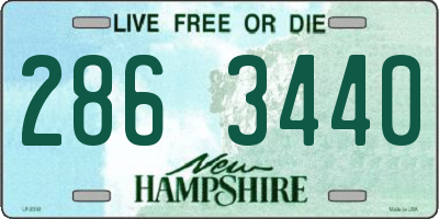 NH license plate 2863440