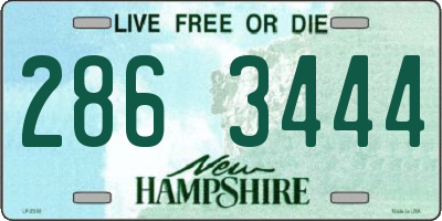 NH license plate 2863444