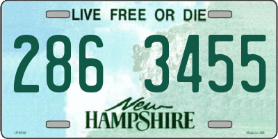 NH license plate 2863455