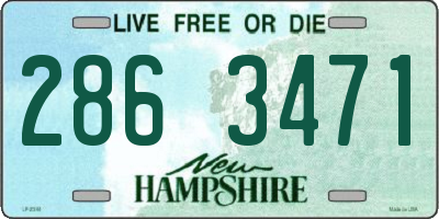 NH license plate 2863471
