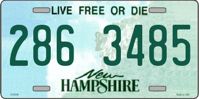 NH license plate 2863485