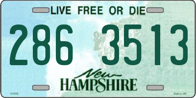 NH license plate 2863513