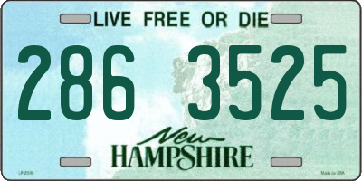 NH license plate 2863525