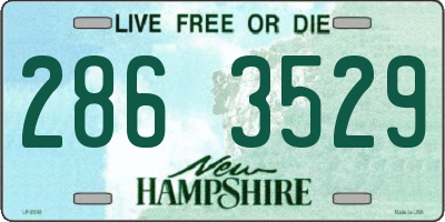 NH license plate 2863529