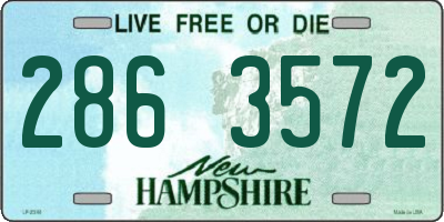 NH license plate 2863572