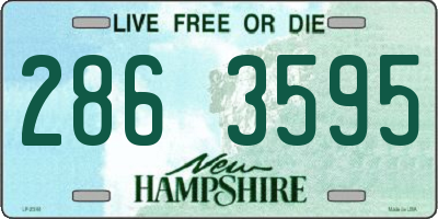 NH license plate 2863595