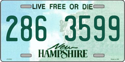 NH license plate 2863599