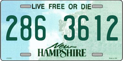 NH license plate 2863612