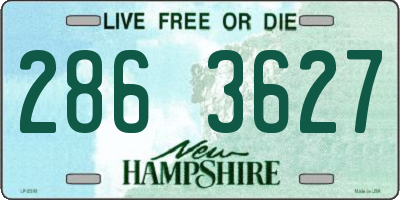 NH license plate 2863627