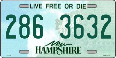 NH license plate 2863632