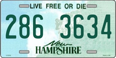 NH license plate 2863634
