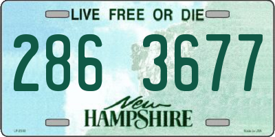 NH license plate 2863677