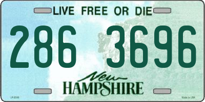 NH license plate 2863696