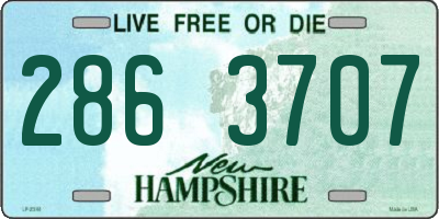 NH license plate 2863707