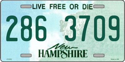 NH license plate 2863709