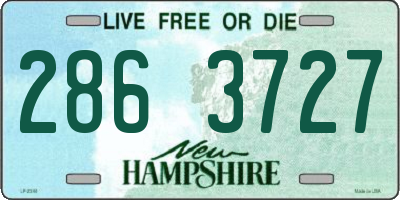 NH license plate 2863727