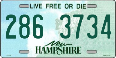 NH license plate 2863734