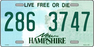 NH license plate 2863747