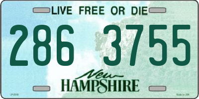 NH license plate 2863755