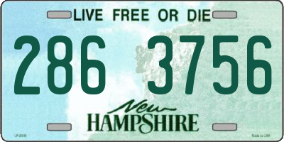 NH license plate 2863756