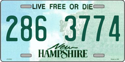NH license plate 2863774