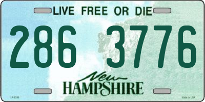 NH license plate 2863776