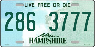 NH license plate 2863777