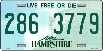 NH license plate 2863779