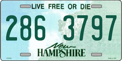 NH license plate 2863797