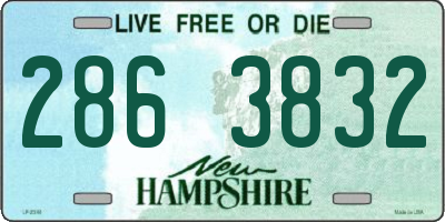 NH license plate 2863832
