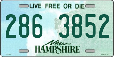 NH license plate 2863852