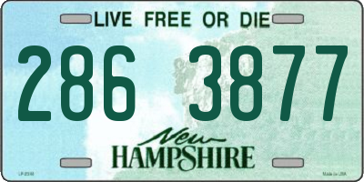 NH license plate 2863877