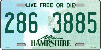 NH license plate 2863885