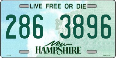 NH license plate 2863896