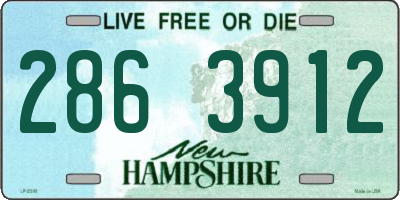 NH license plate 2863912