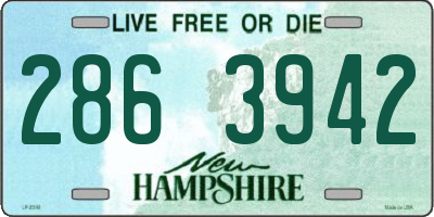 NH license plate 2863942