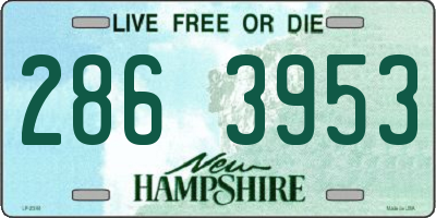 NH license plate 2863953