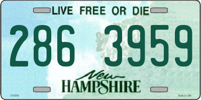 NH license plate 2863959