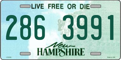 NH license plate 2863991