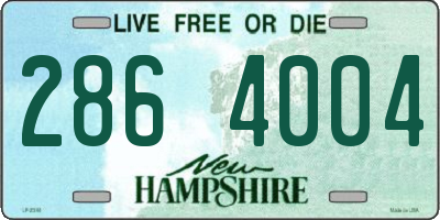 NH license plate 2864004