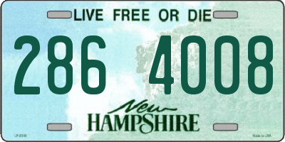 NH license plate 2864008