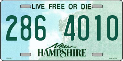 NH license plate 2864010