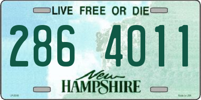 NH license plate 2864011