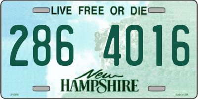 NH license plate 2864016