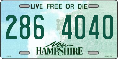 NH license plate 2864040