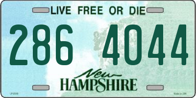 NH license plate 2864044