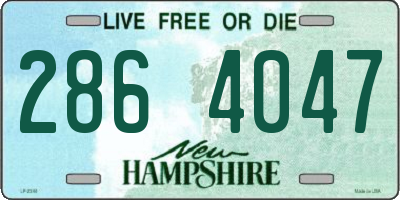 NH license plate 2864047